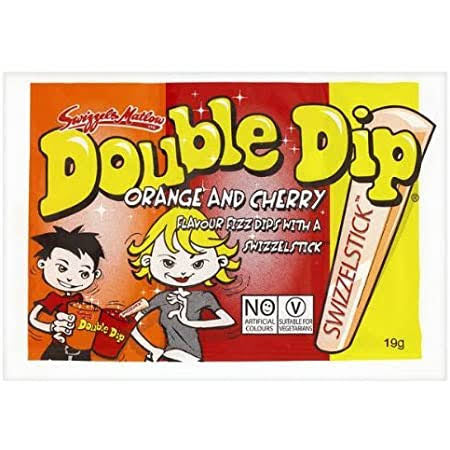 Swizzels Double Dip Orange And Cherry Sherbet 19g | Sweet City ...