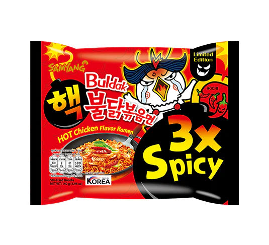 Samyang 3 x Spicy 140g