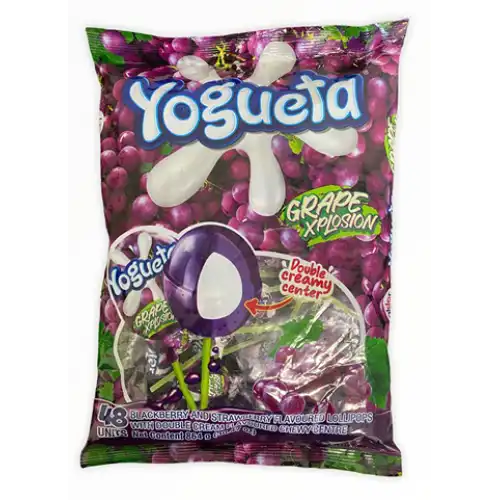 Yogueta Lollipops 48 in a pack