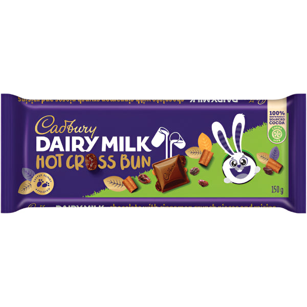 Cadbury Hot Cross Bun Slab 150G