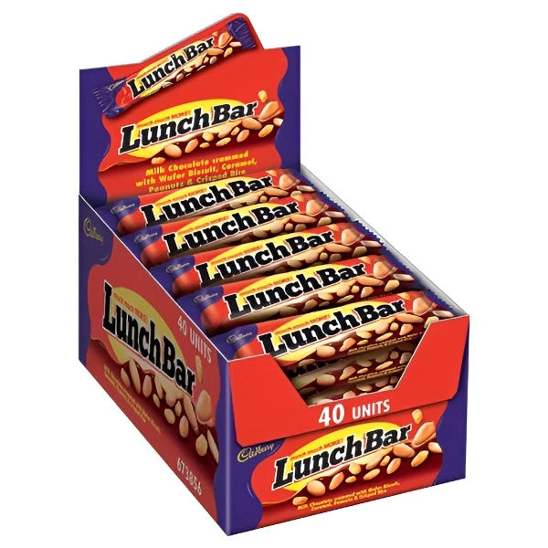 Cadbury Lunch Bar 48g Box of 40 | Sweet City - Chocolates | Sweets ...