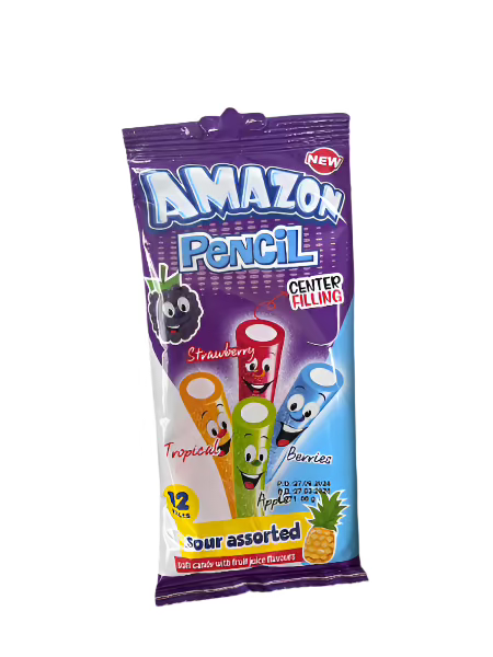 Amazon Pencil Sour Assorted 80g