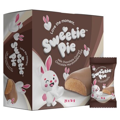 Sweetie Pie Chocolate Mallow Egg 16g Box of 24