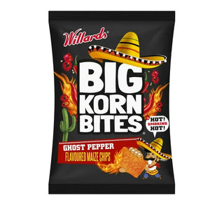 Willards Big Korn Bites Ghost Pepper 120g