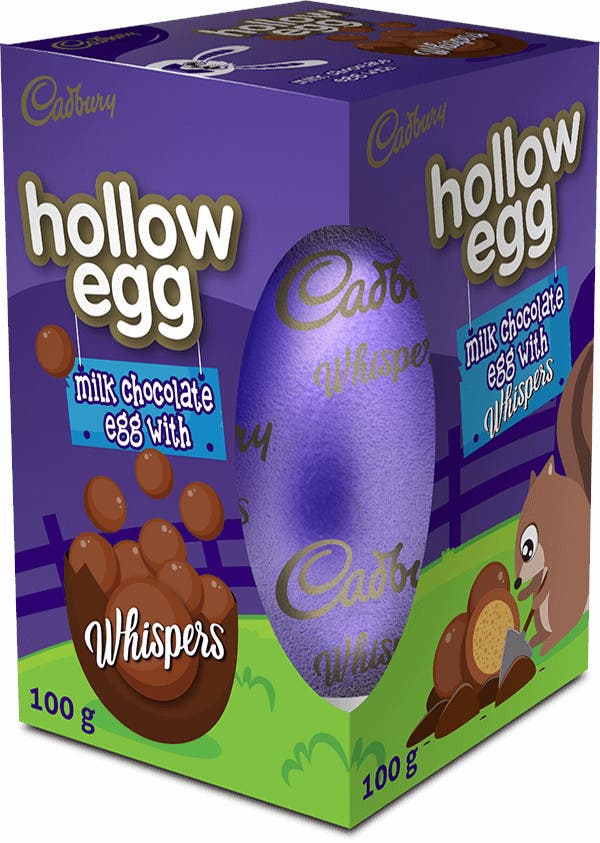 Cadbury Hollow Egg with Whispers 100g