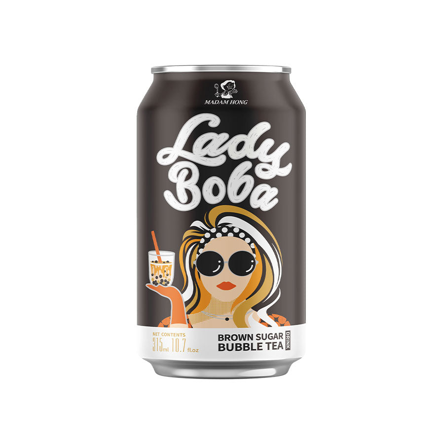 Madam Hong Lady Boba Brown Sugar Milk Bubble Tea 315ml | Sweet City ...