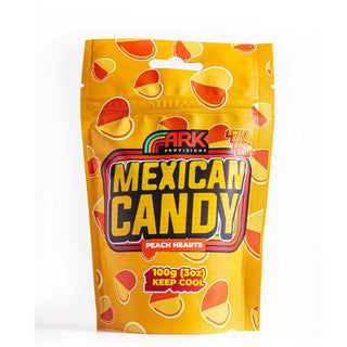 Mexican Candy Peach Hearts 100g