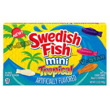 Swedish Fish Video Box Tropical Fish 99g