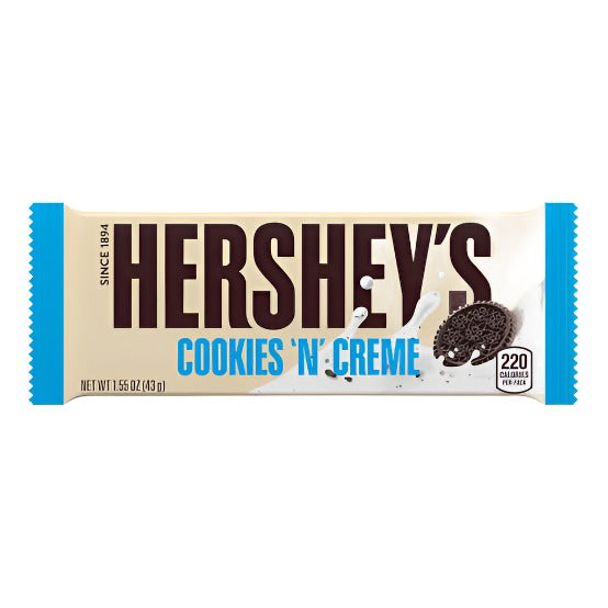 Hersheys Bar Cookies & Creme 43g