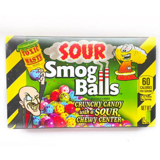 Toxic Waste Sour Smog Balls Theatre Box 100g